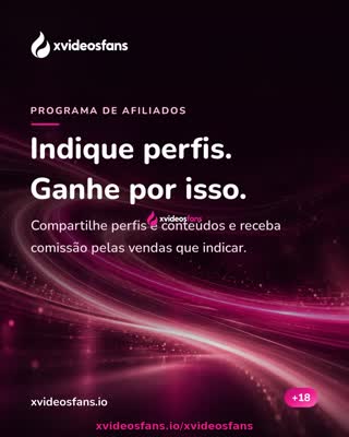 Programa de afiliados: compartilhe perfis e conteúdos e receba comissão pelas vendas que indicar. S…